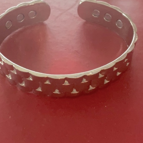 MENS COPPER MAGNETIC BRACELET CUFF HEALING THERAPY - Picture 3 of 3